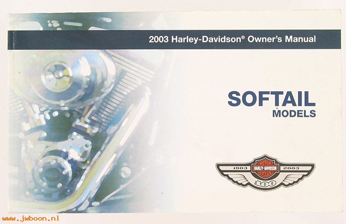   99469-03 (99469-03): Softail domestic owner's manual 2003 - NOS