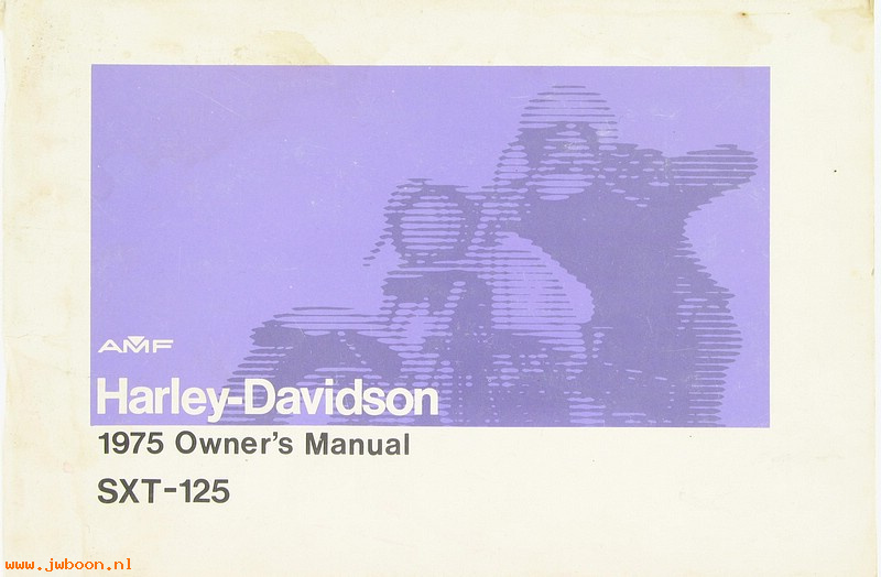   99471-75 (99471-75): 1975 Riders handbook / Owner's manual - SXT-125 - NOS