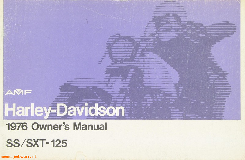   99471-76 (99471-76): 1976 Riders handbook / Owner's manual - SS, SXT-125 - NOS