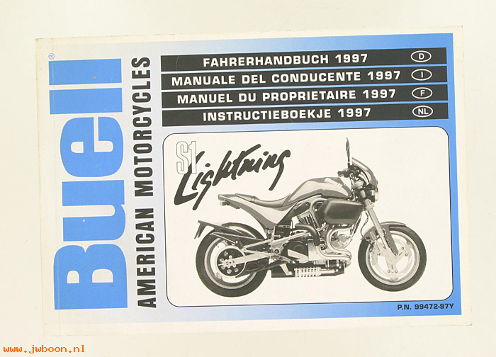   99472-97Y (99472-97Y): International owner's manual 1997 S1 Lightning - NOS