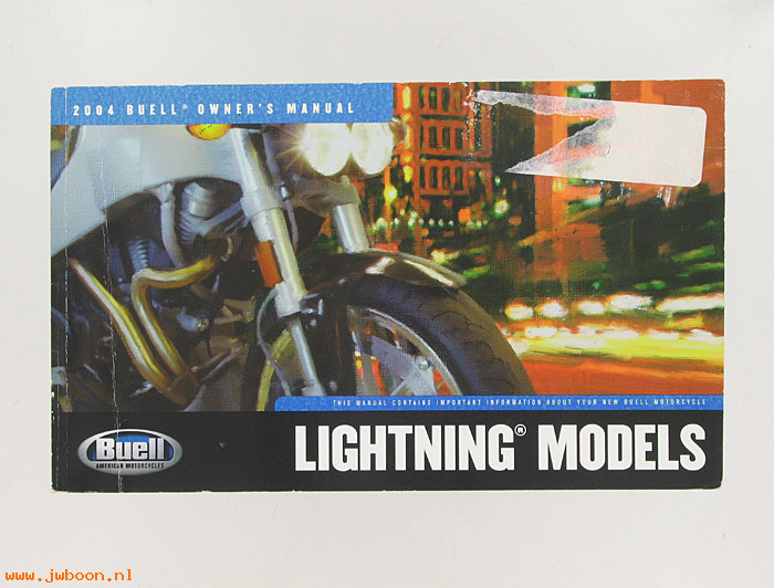   99474-04Y (99474-04Y): Lightning owner's manual 2004 - NOS