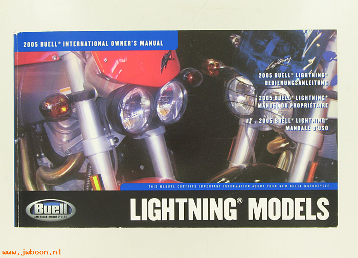   99474-05YI (99474-05YI): Lightning international owner's manual 2005 - NOS