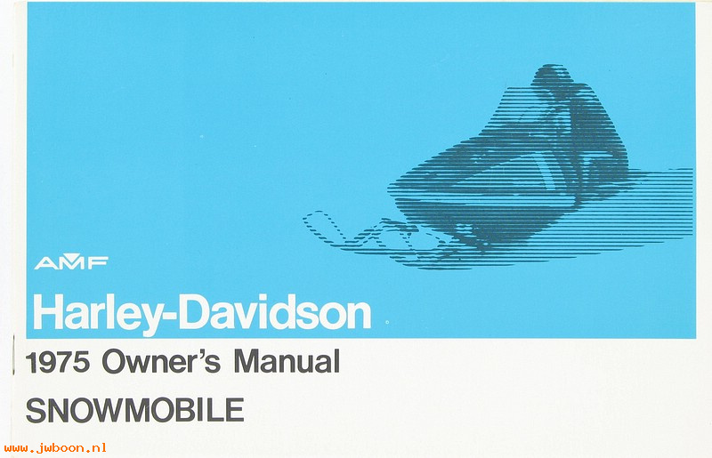   99474-75 (99474-75): 1975 Riders handbook / Owner's manual - Snowmobile - NOS