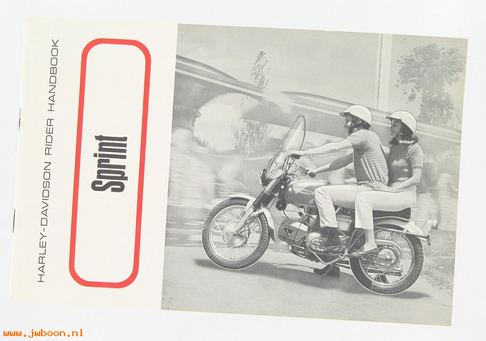   99475-68 (99475-68): 1968 Riders handbook / Owner's manual - Sprint - NOS