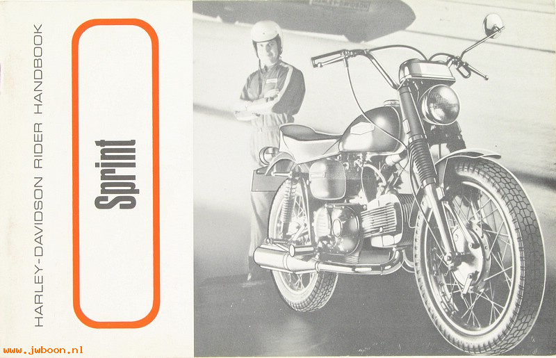   99475-69 (99475-69): 1969 Riders handbook / Owner's manual - Sprint - NOS