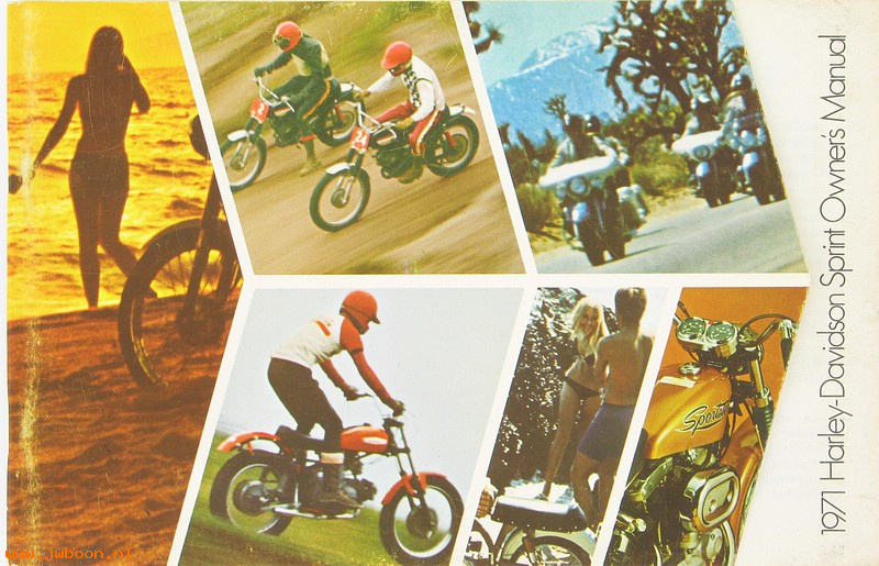   99475-71 (99475-71): 1971 Riders handbook / Owner's manual - Sprint - NOS