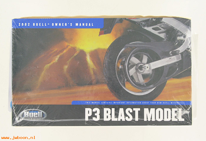   99476-02Y (99476-02Y): Buell Blast owner's manual 2002 - NOS