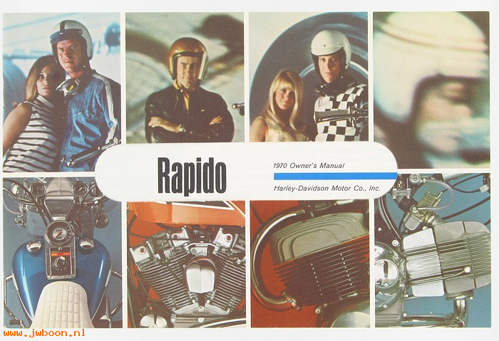   99476-70 (99476-70): 1970 Riders handbook / Owner's manual - Rapido - NOS
