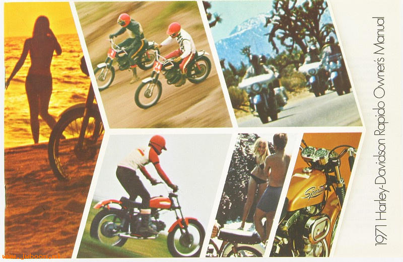   99476-71 (99476-71): 1971 Riders handbook / Owner's manual - Rapido - NOS