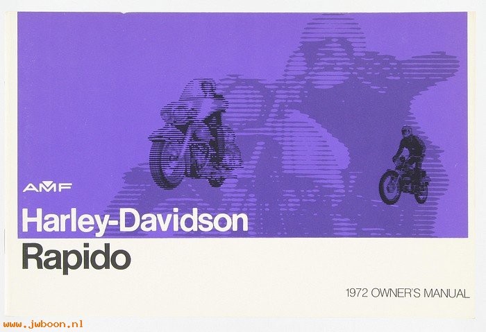   99476-72 (99476-72): 1972 Riders handbook / Owner's manual - Rapido - NOS