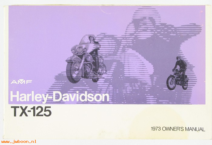   99476-73 (99476-73): 1973 Riders handbook / Owner's manual - TX 125 - NOS