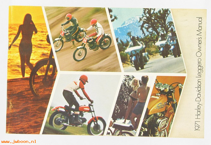   99477-71 (99477-71): 1971 Riders handbook / Owner's manual - Leggero - NOS