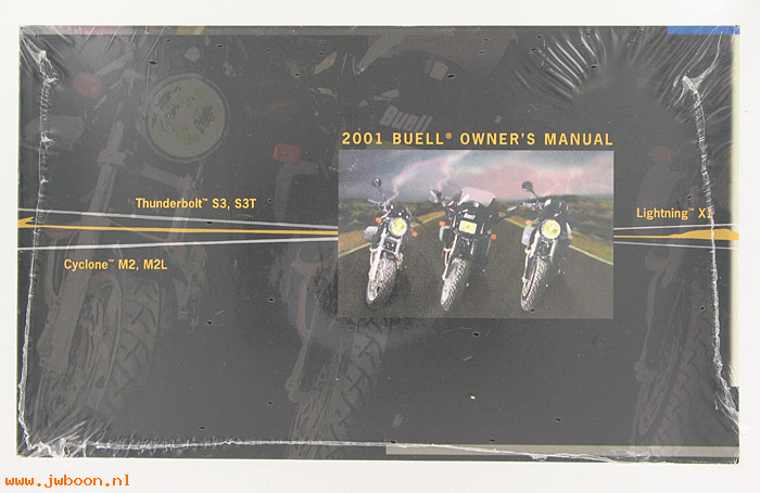   99478-01YA (99478-01YA): Buell M2, M2L, X1, S3 owner's manual 2001 - NOS