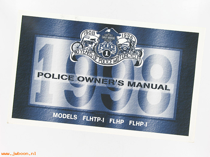   99478-98 (99478-98): Police owner's manual 1998 - NOS