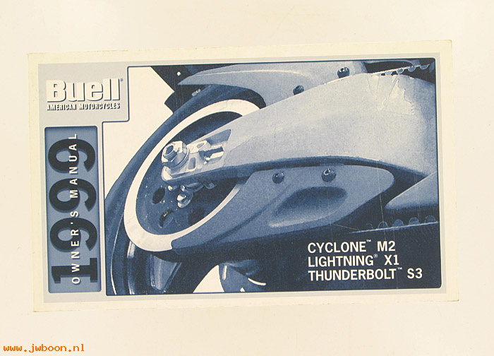   99478-99YA (99478-99YA): Buell owner's manual 1999 models - NOS