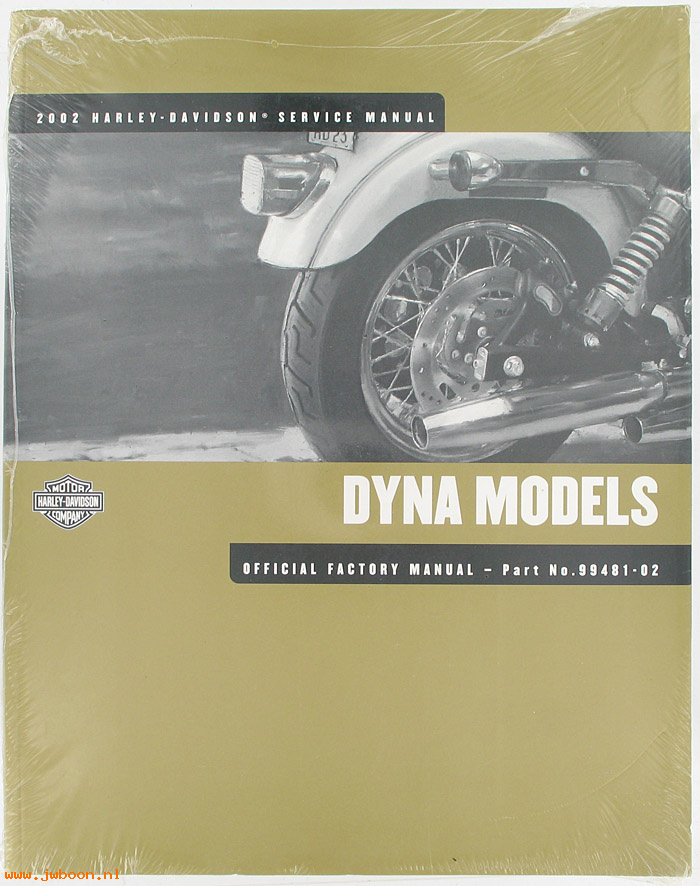   99481-02 (99481-02): Dyna service manual 2002 - NOS