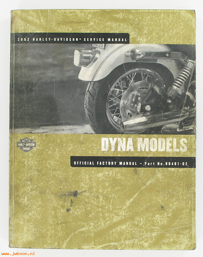   99481-02used (99481-02): Dyna service manual 2002