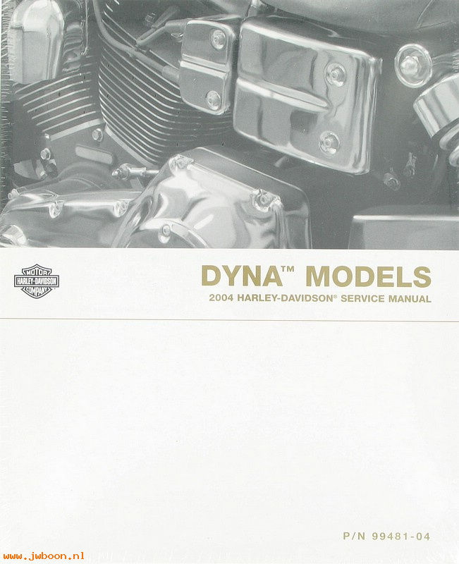   99481-04 (99481-04): Dyna service manual 2004 - NOS
