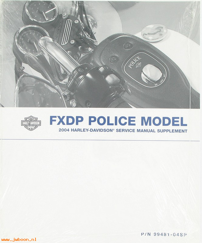   99481-04SP (99481-04SP): FXDP police service manual supplement 2004 - NOS