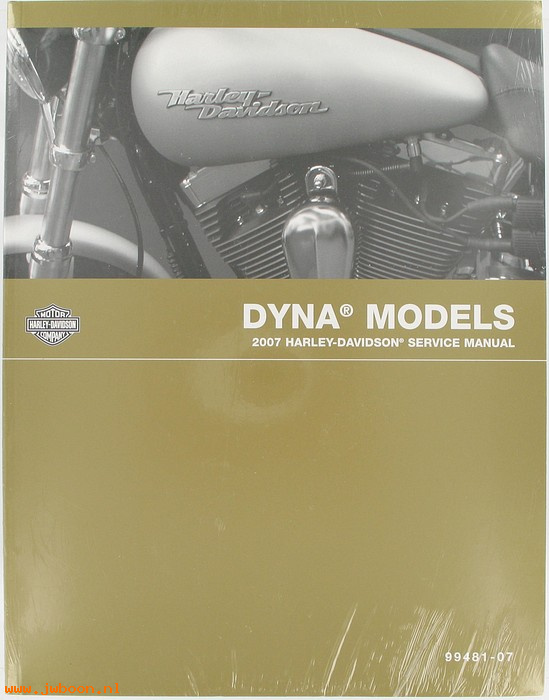   99481-07 (99481-07): Dyna service manual 2007 - NOS