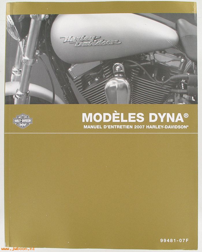   99481-07F (99481-07F): Dyna service manual 2007, french - NOS