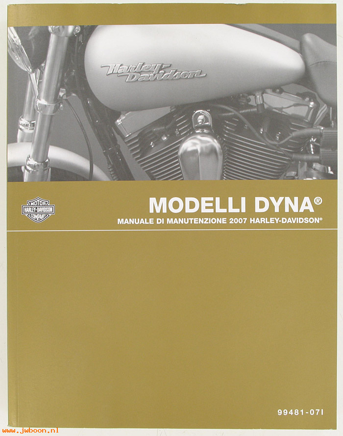   99481-07I (99481-07I): Dyna service manual 2007, italian - NOS