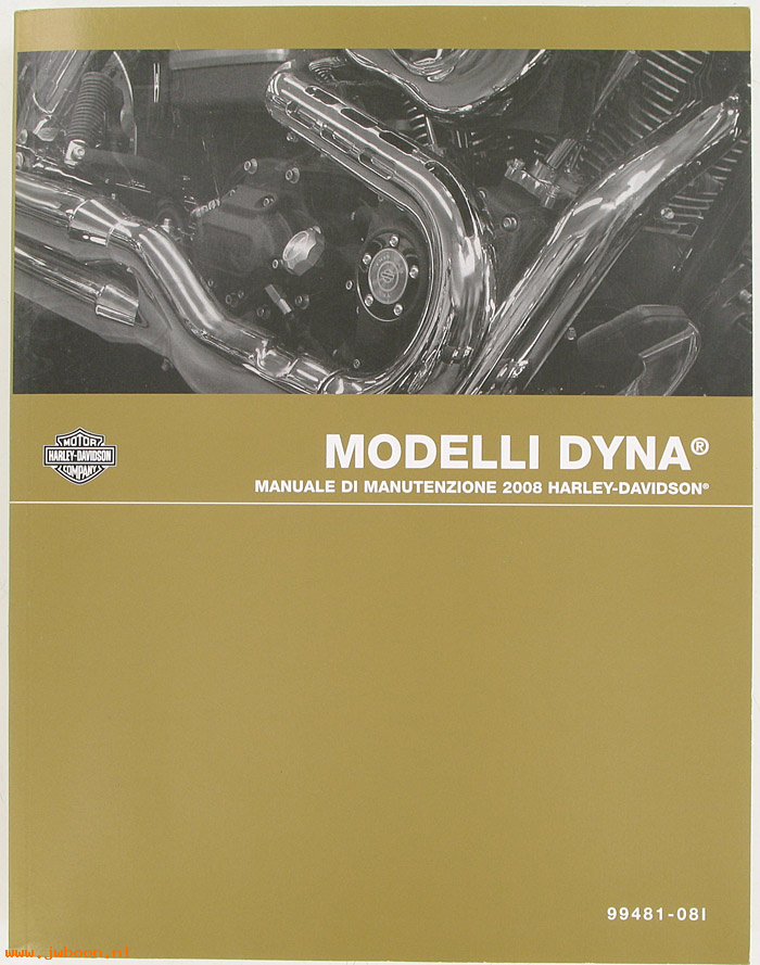   99481-08I (99481-08I): Dyna service manual 2008, italian - NOS