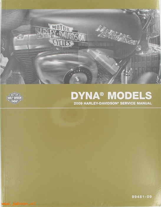   99481-09 (99481-09): Dyna service manual 2009 - NOS