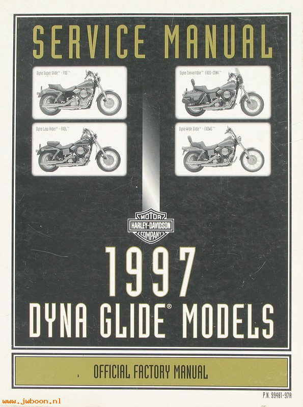   99481-97A (99481-97A): Dyna Glide service manual 1997 - NOS