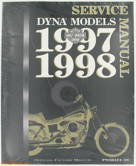   99481-98 (99481-98): Dyna Glide service manual '97-'98 - NOS