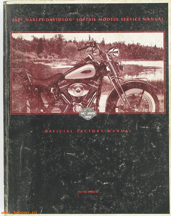   99482-01used (99482-01): Softail service manual 2001