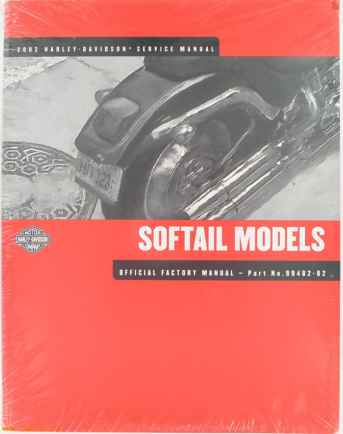   99482-02 (99482-02): Softail service manual 2002 - NOS