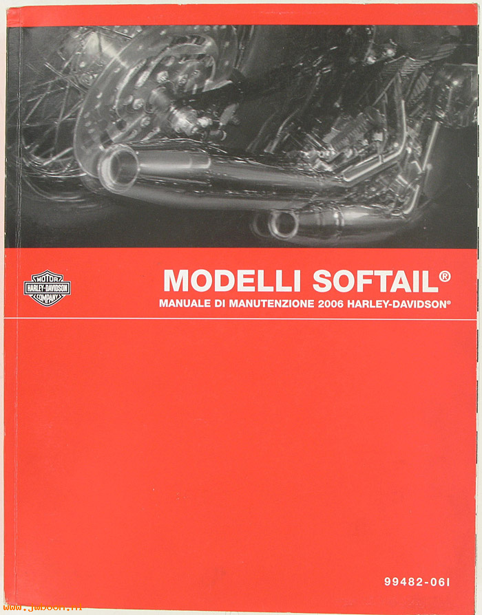  99482-06I (99482-06I): Softail service manual 2006, italian - NOS