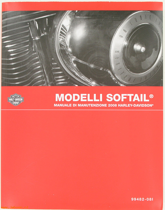   99482-08I (99482-08I): Softail service manual 2008, italian - NOS