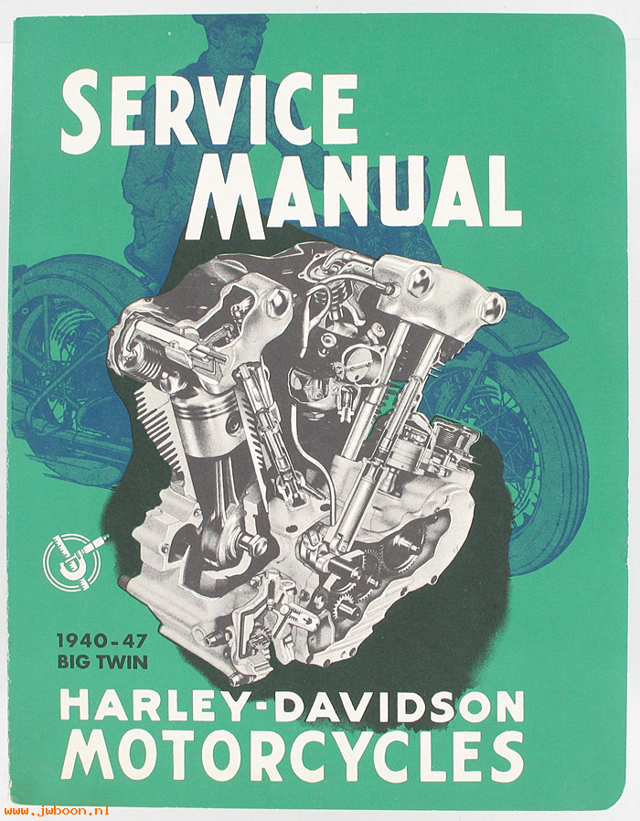   99482-47 (99482-47): Service manual '40-'47 Big Twins - NOS