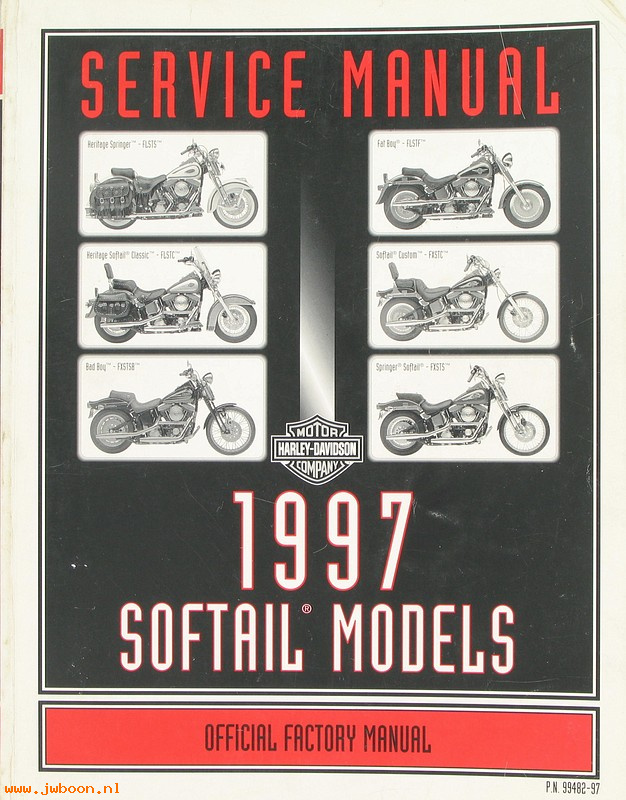   99482-97 (99482-97): Softail service manual  1997 - NOS