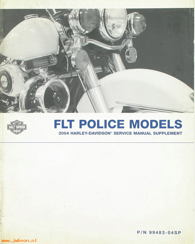   99483-04SP (99483-04SP): FLT Police models service manual supplement 2004 - NOS
