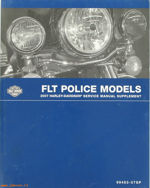   99483-07SP (99483-07SP): FLT Police models service manual supplement 2007 - NOS