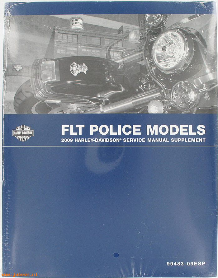   99483-09ESP (99483-09ESP): Touring FLT, police models service manual 2009 - NOS