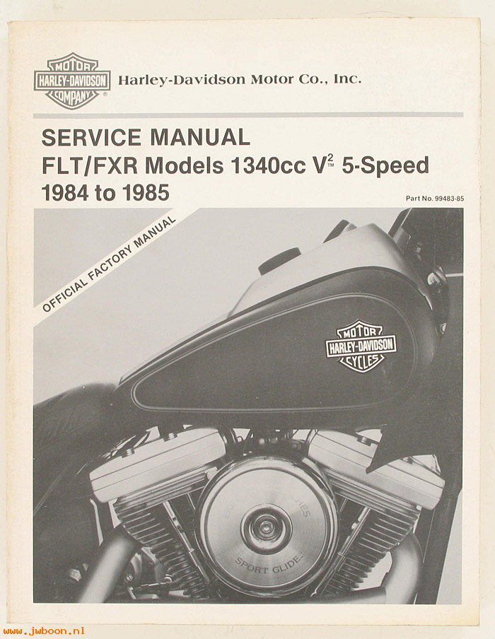   99483-85 (99483-85): FLT, FXR service manual '84-'85 - NOS