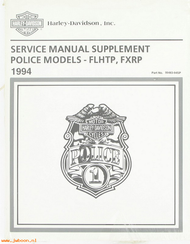   99483-94SP (99483-94SP): FXRP, FLHTP police service manual supplement 1994 - NOS
