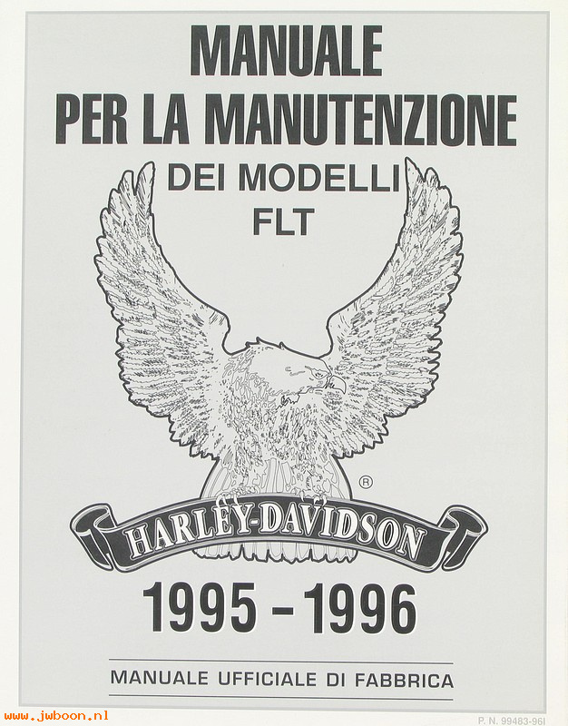   99483-96I (99483-96I): Touring service manual '95-'96, italian - NOS