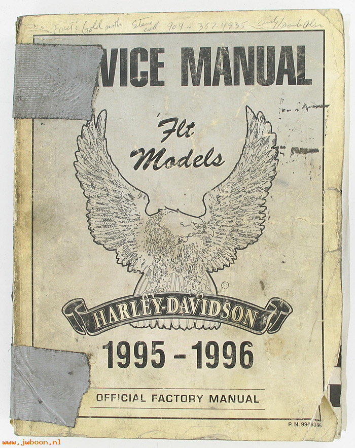   99483-96used (99483-96): Touring service manual '95-'96