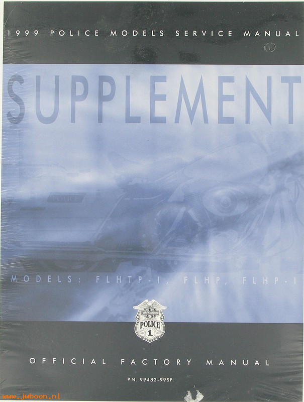   99483-99SP (99483-99SP): Police models service manual supplement 1999 - NOS