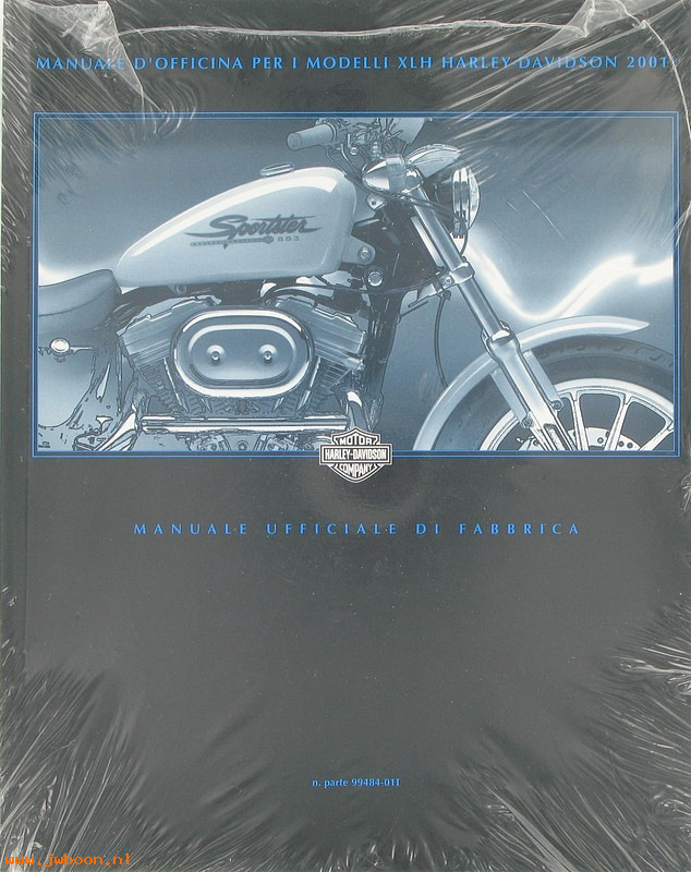   99484-01I (99484-01I): Sportster service manual 2001, italian - NOS