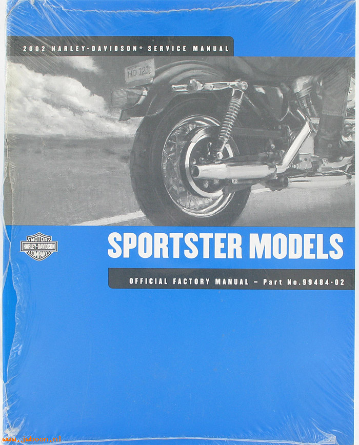   99484-02 (99484-02): Sportster service manual 2002 - NOS
