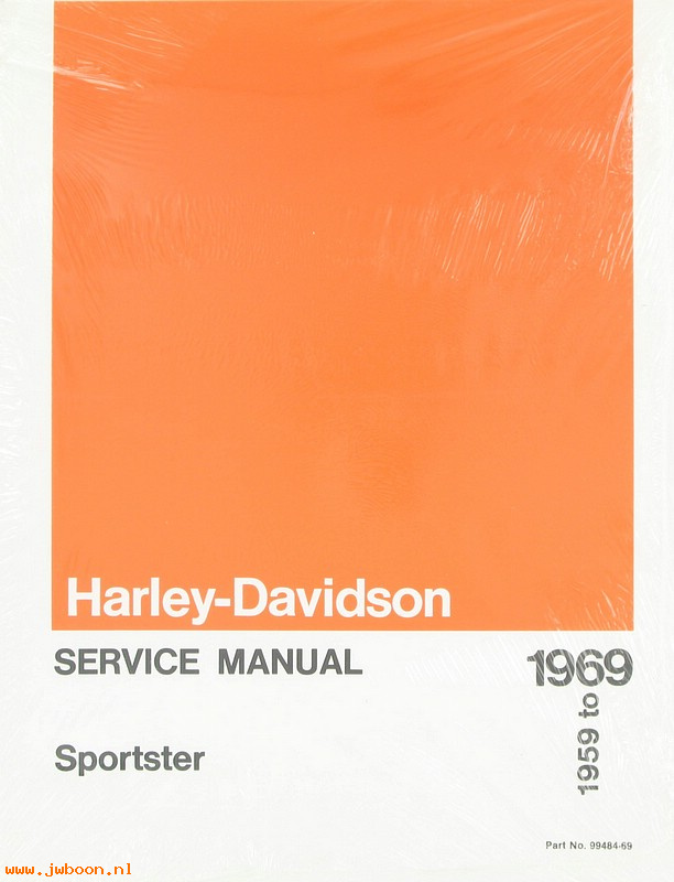  99484-69 (99484-69): Sportster service manual '59-'69 - NOS