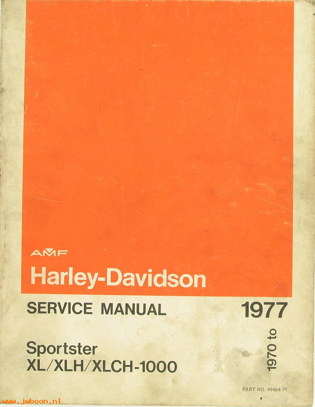   99484-77used (99484-77): Sportster service manual '70-'77