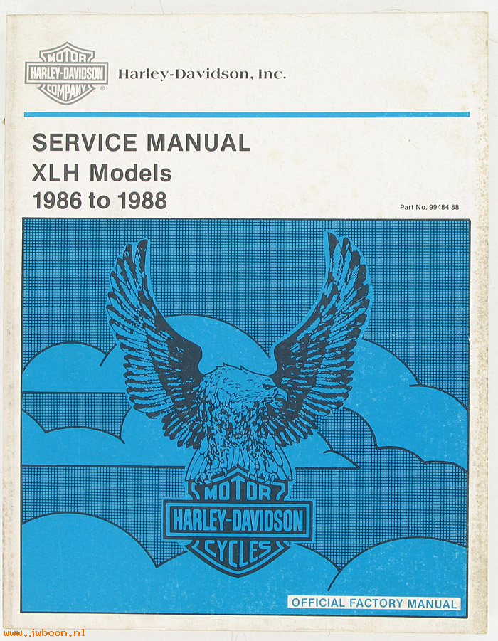   99484-88 (99484-88): Sportster service manual '86-'88 - NOS