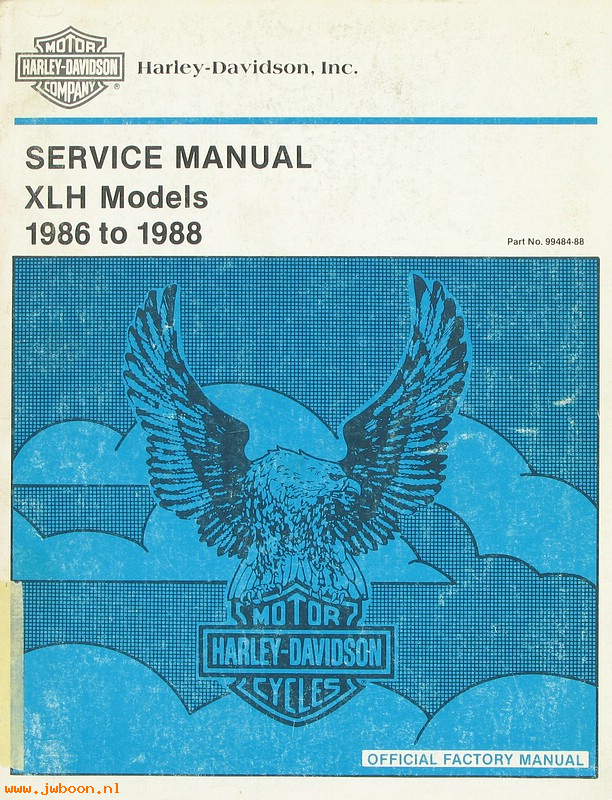   99484-88used (99484-88): Sportster service manual '86-'88